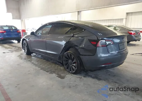 2023 Tesla Model 3 Performance Dual Motor All-Wheel Drive из США, поврежденный, VIN 5YJ3E1ECXPF712261